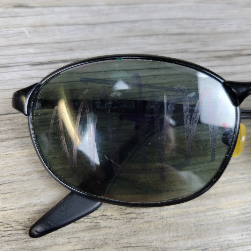Ray-Ban Sunglasses RB 3003 W3079 Black Oval Frames Only Italy Men 50-19-135